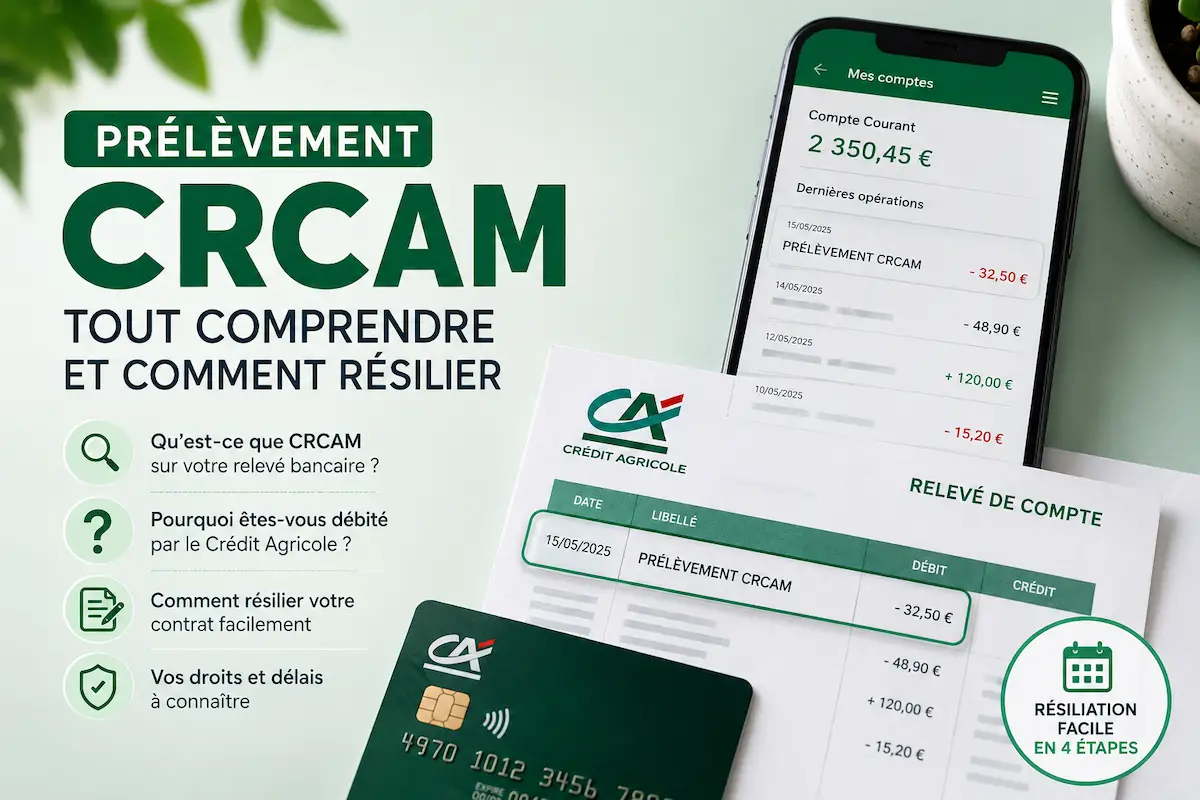 Prélèvement CRCAM : que signifie ce libellé sur votre relevé?