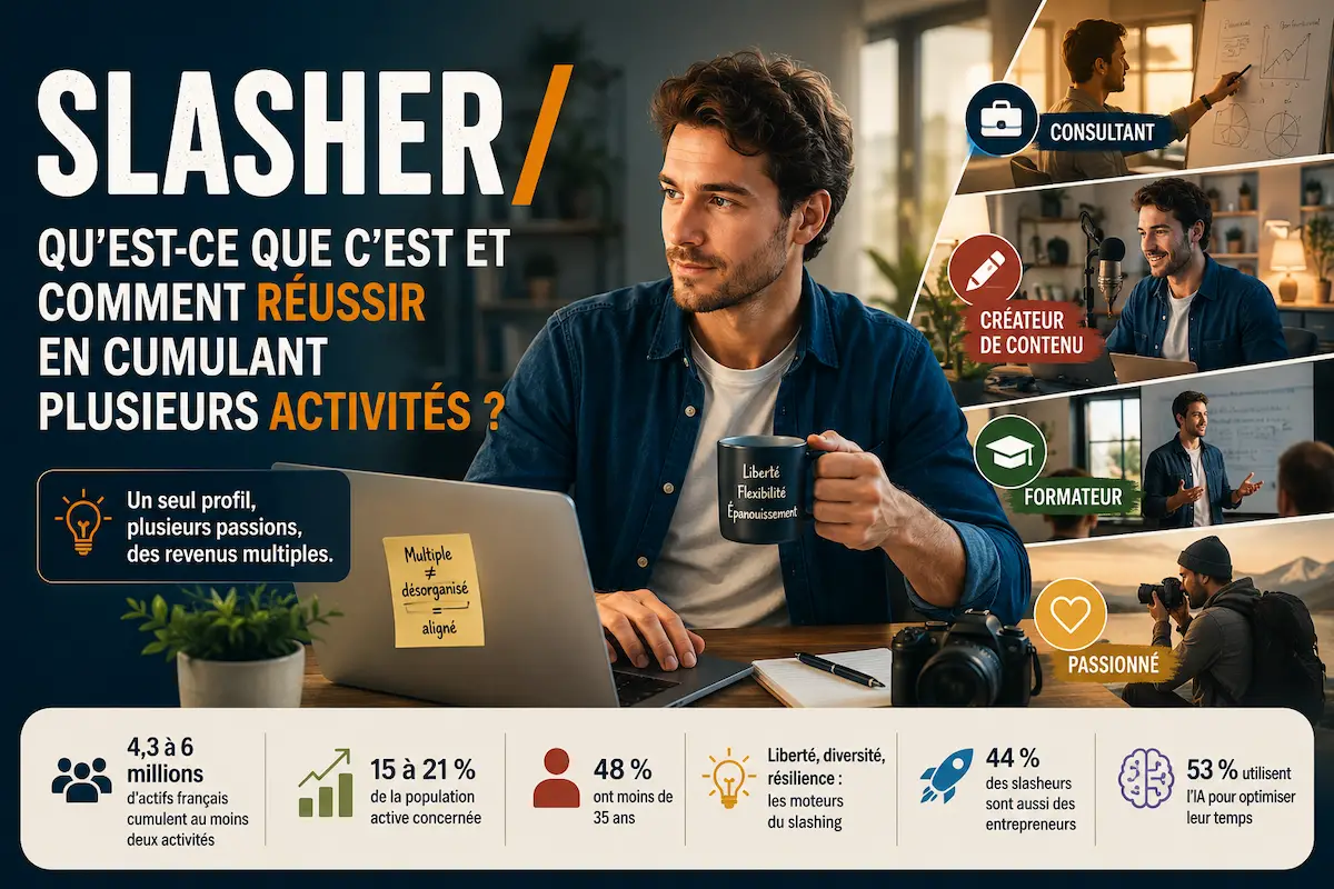 Slasher : qu'est-ce que c'est et comment réussir en cumulant plusieurs activités ?